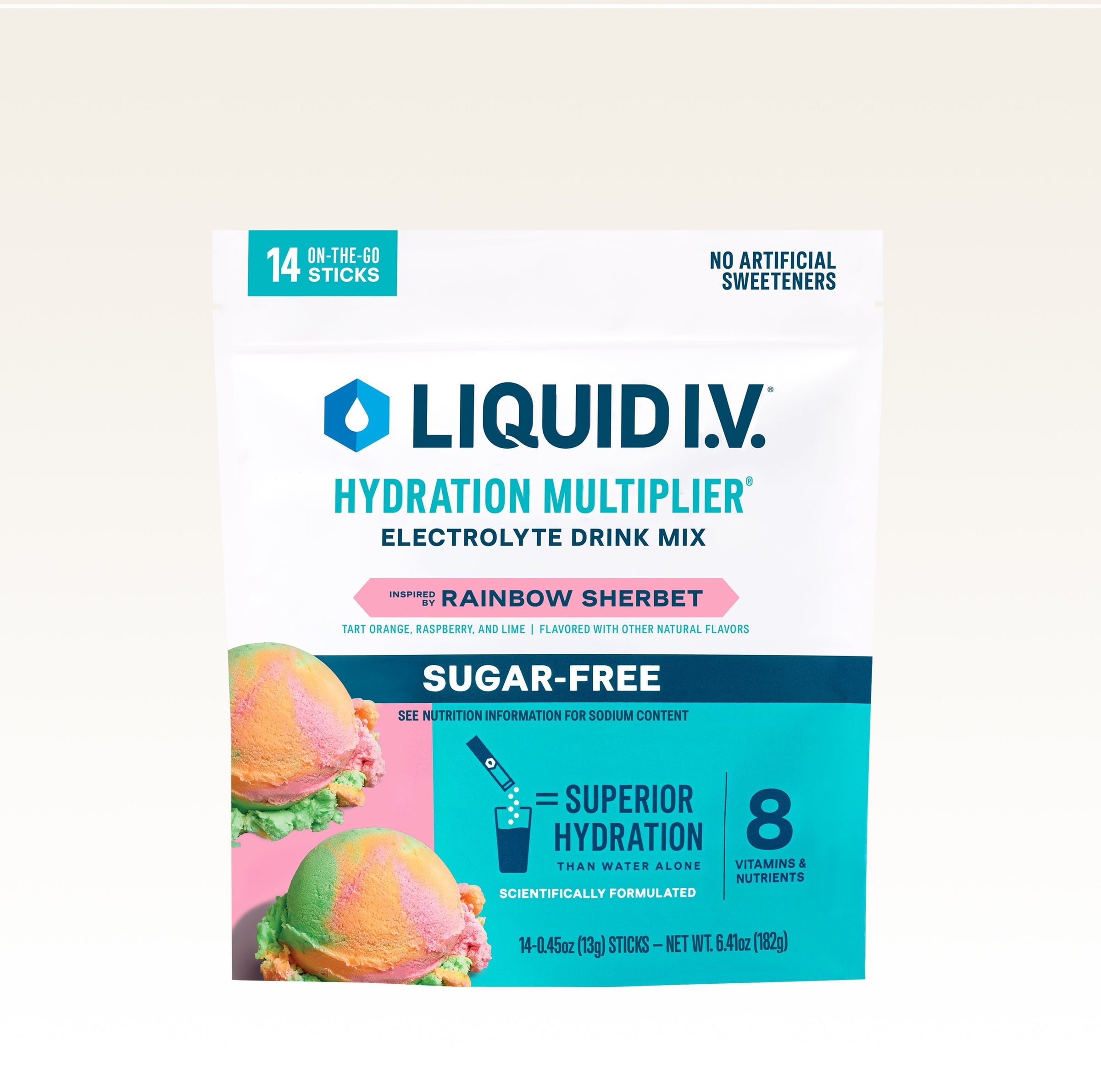 Rainbow Sherbet Hydration Multiplier® Sugar-Free - Simple Active Sip Choice