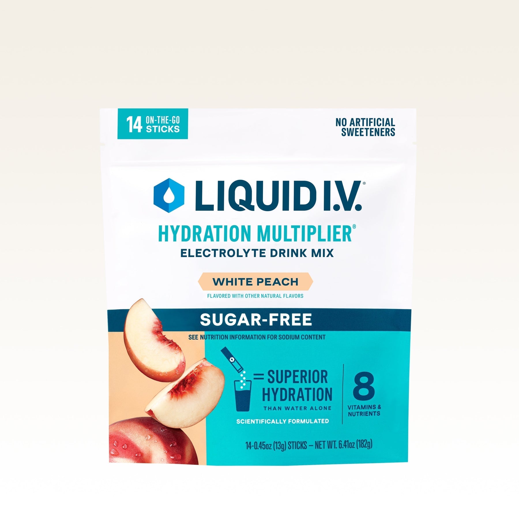 White Peach Hydration Multiplier® Sugar-Free - Lite Daily Pack Fit
