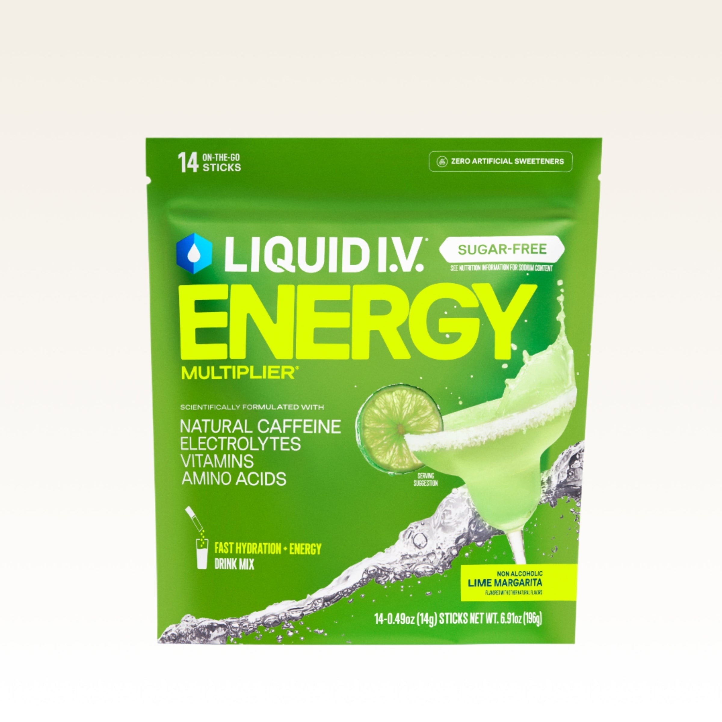 Lime Margarita Mocktail Sugar-Free Energy Multiplier® - Premium Ready