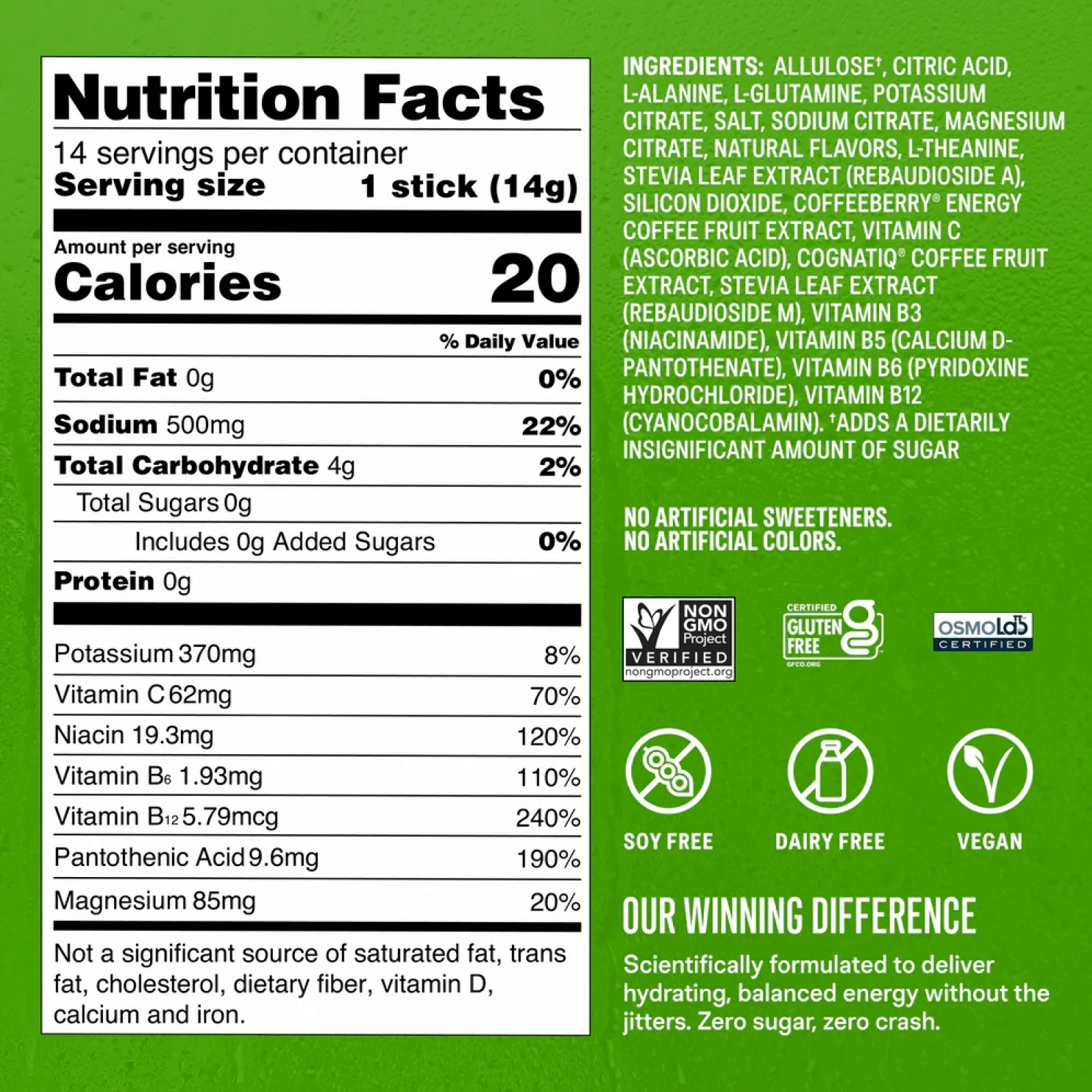 Sugar-Free Energy Fruity Bundle - Premium Fresh Fit Pack