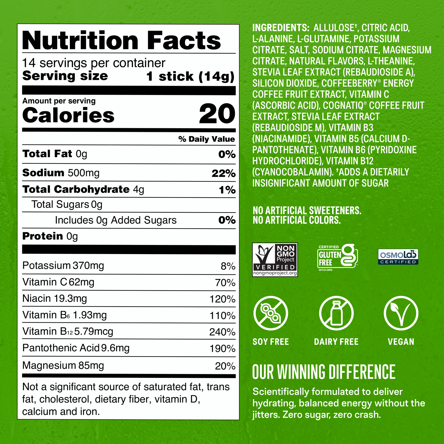 Sugar-Free Energy Fruity Bundle - Premium Fresh Fit Pack