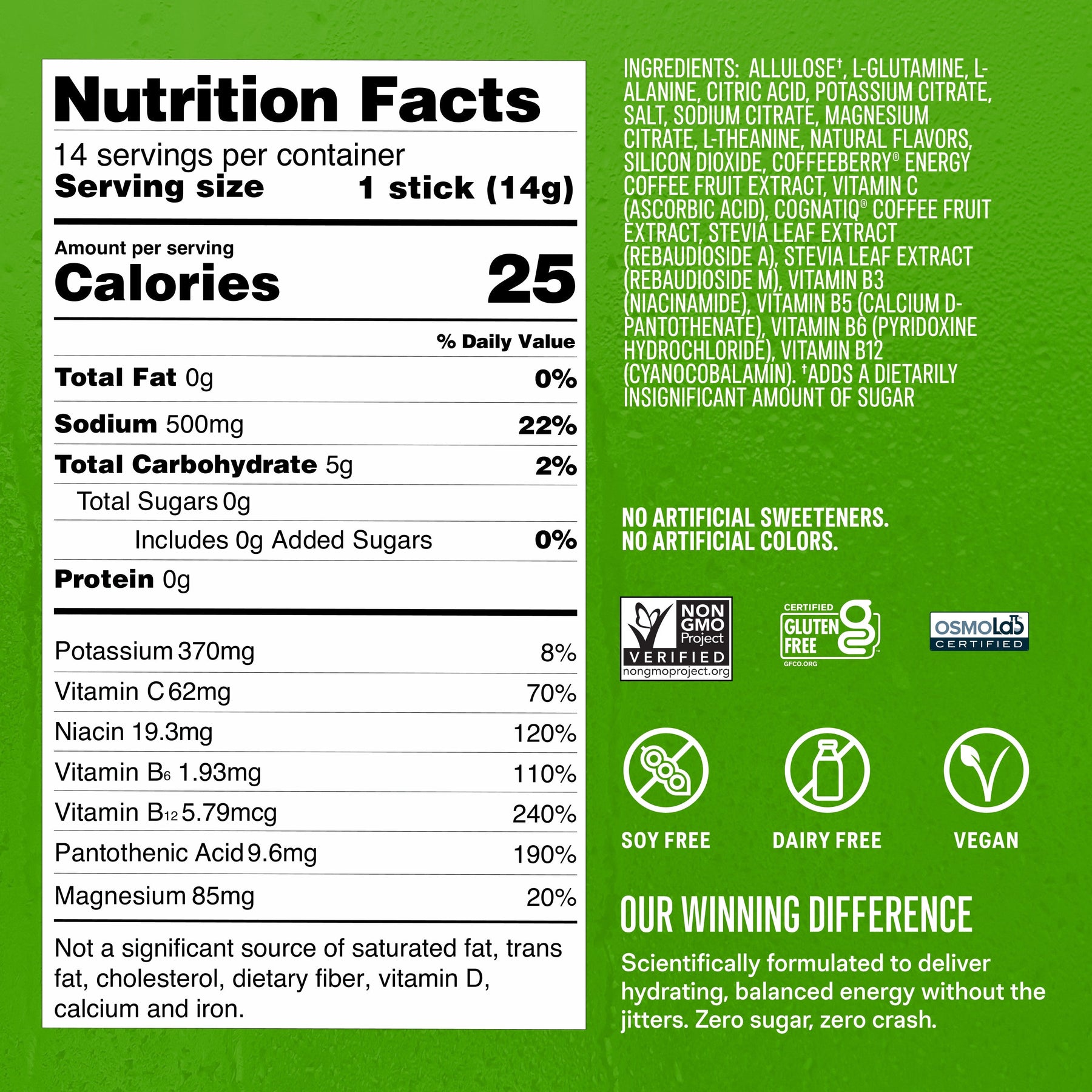 Sugar-Free Energy Fruity Bundle - Premium Fresh Fit Pack
