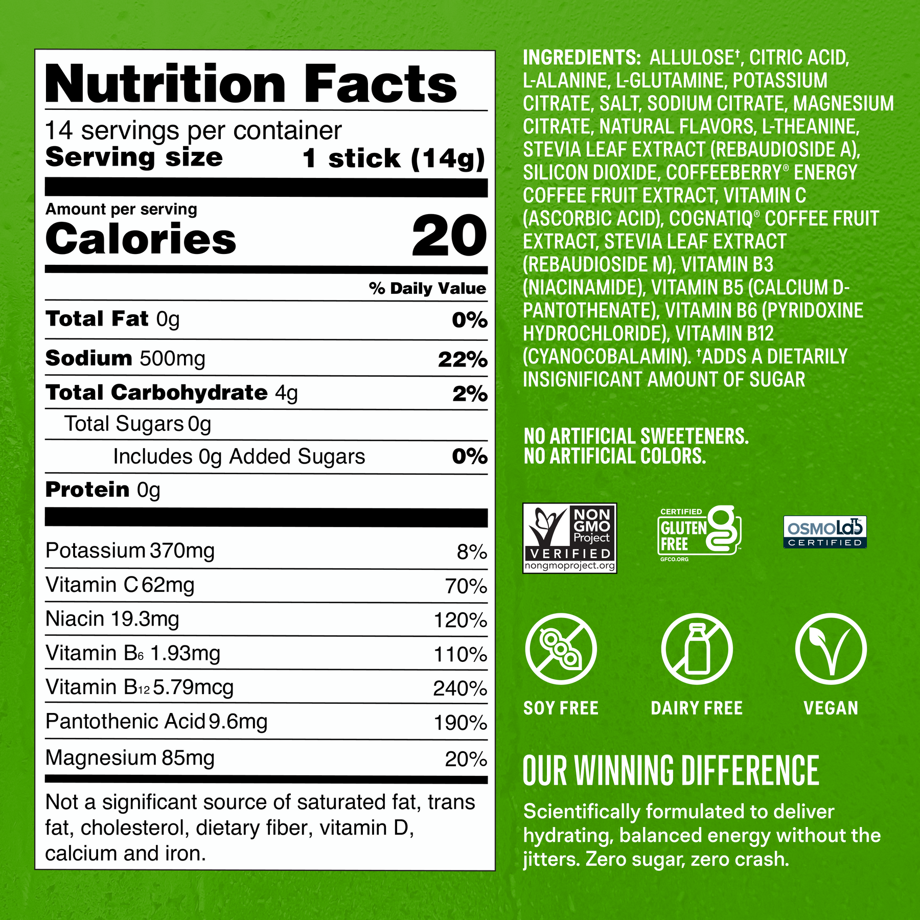 Sugar-Free Energy Fruity Bundle - Premium Fresh Fit Pack